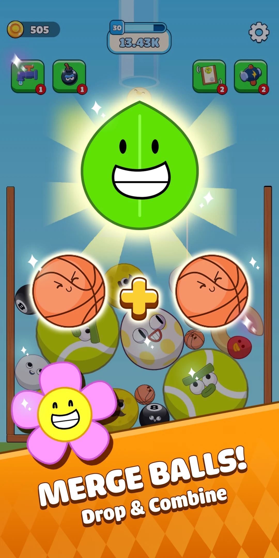 BFDI Fruit Merge Master screenshot